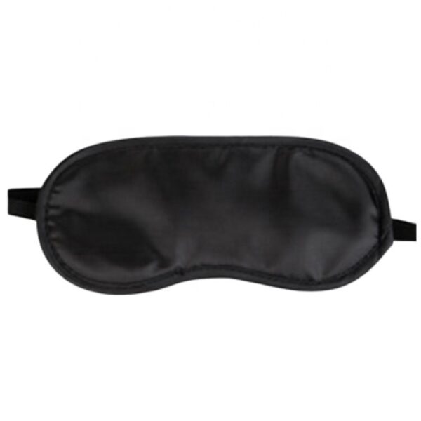 Custom Logo Super Soft Satin Eye Mask Travel Sleeping Eye Mask - Image 3
