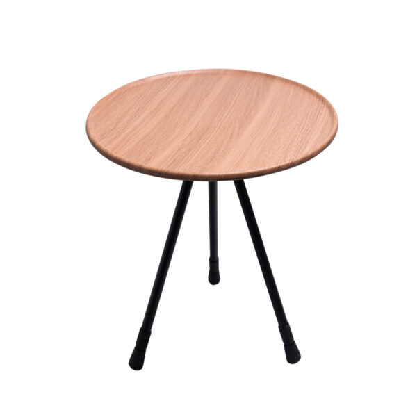 Modern Boutique Folding Round Table Wooden Grain