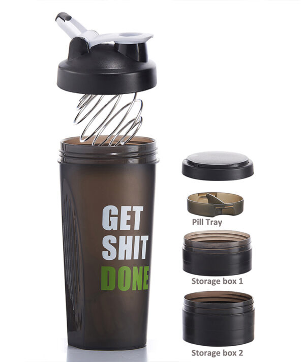 Custom Logo Gym Protein Shaker Bottles Outdoor Blender Shaker Bottle  400ml 600ml - Image 10