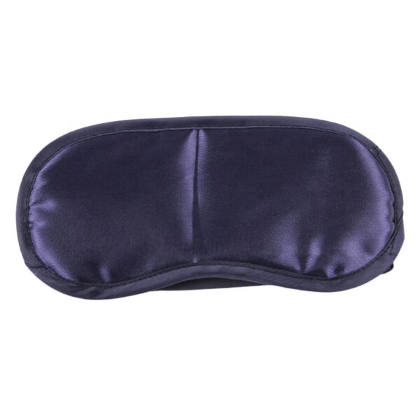 Custom Logo Super Soft Satin Eye Mask Travel Sleeping Eye Mask - Image 5