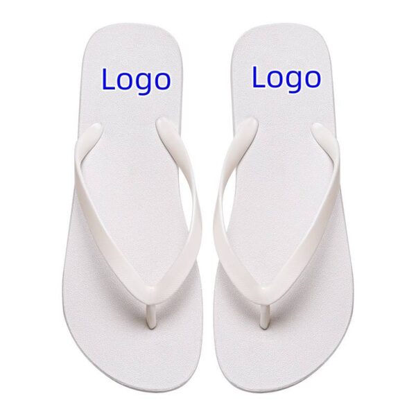 Unisex Flip Flops Non-Slip PVC Soft Sandals for Beach Summer Outdoor Beach OEM Custom Blank Flip Flops - Image 2