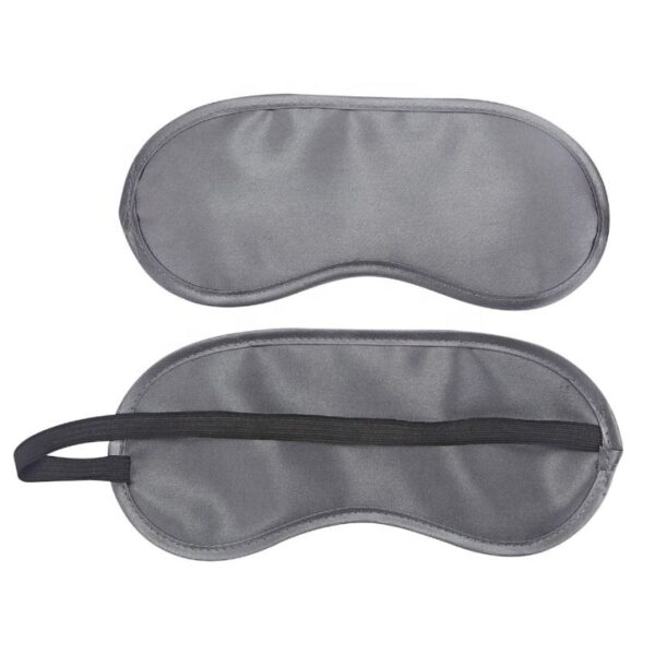 Custom Logo Super Soft Satin Eye Mask Travel Sleeping Eye Mask