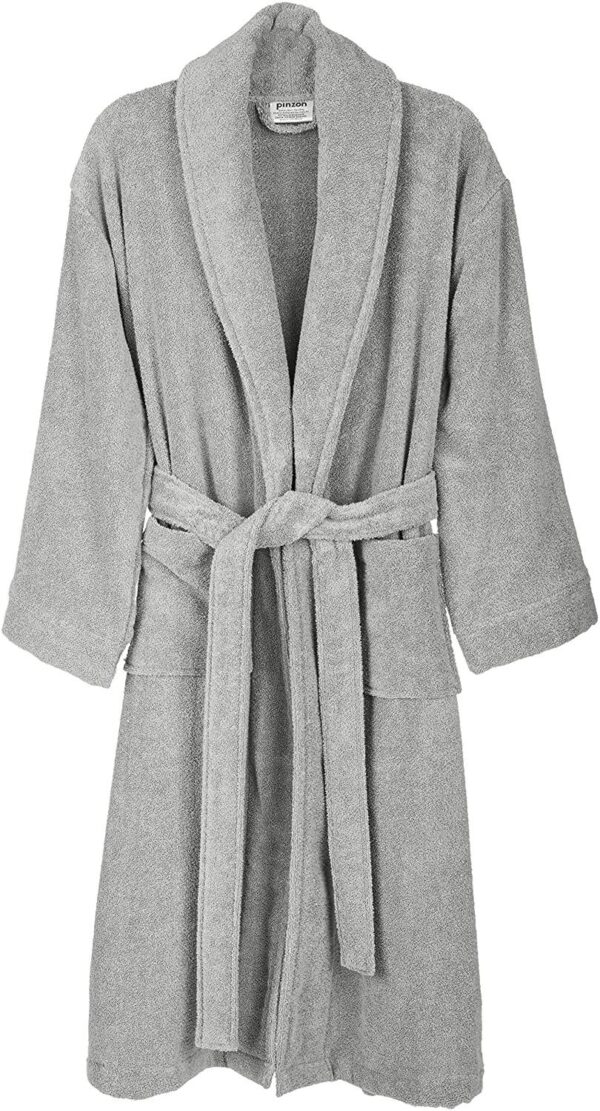Custom Logo 100% Cotton Bathrobe High-end Hotel Robe Household Bath Robe - Image 7