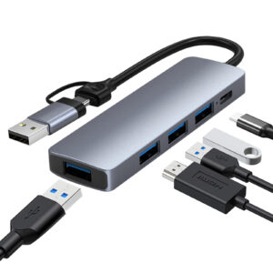 Multifunction Usb C Hub 5-in-1 Type C Hub