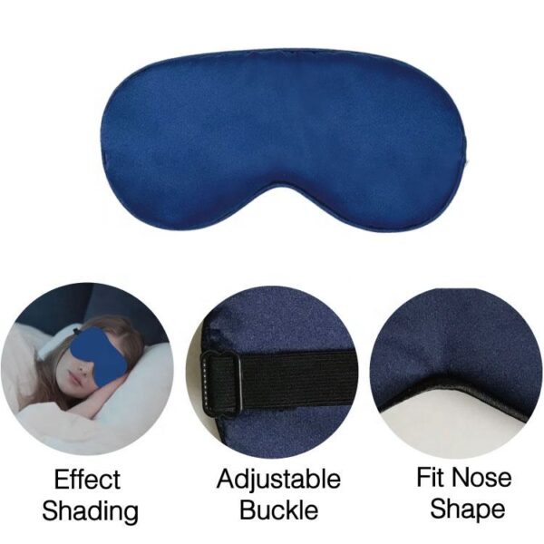 Amazon Hot Sell Satin Silk Sleeping Eye Mask