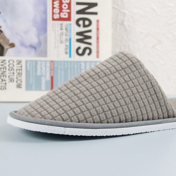 Washable Fleece Disposable Slippers  High-end Hotel Wholesale Slippers OEM ODM - Image 5
