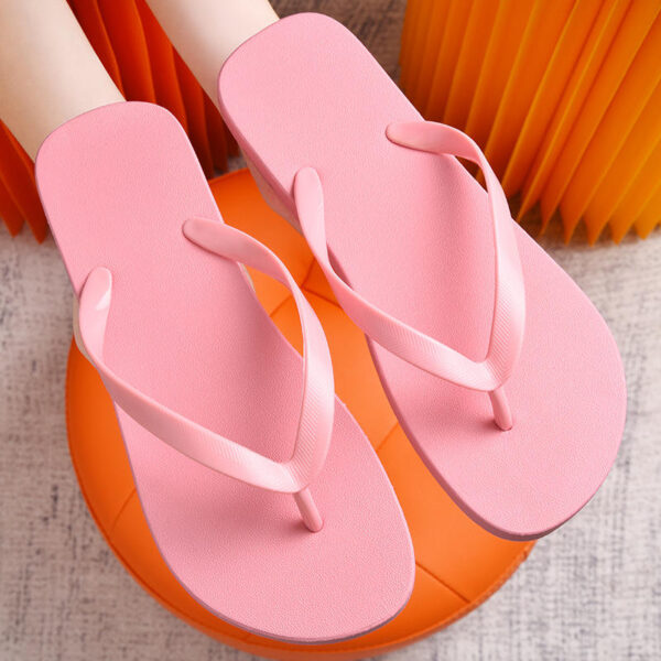 Unisex Flip Flops Non-Slip PVC Soft Sandals for Beach Summer Outdoor Beach OEM Custom Blank Flip Flops - Image 4