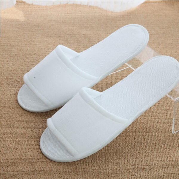 Hotel Disposable Slippers Flannelette Non-slip Slippers - Image 6