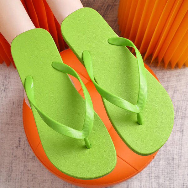 Unisex Flip Flops Non-Slip PVC Soft Sandals for Beach Summer Outdoor Beach OEM Custom Blank Flip Flops - Image 7