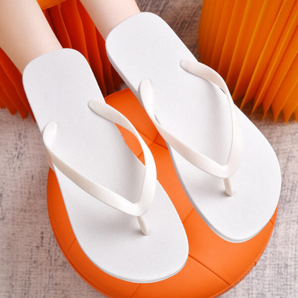 Unisex Flip Flops Non-Slip PVC Soft Sandals for Beach Summer Outdoor Beach OEM Custom Blank Flip Flops - Image 8