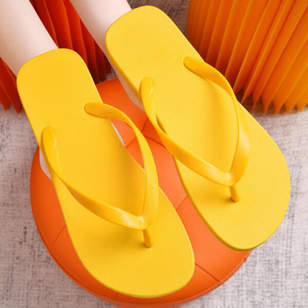 Unisex Flip Flops Non-Slip PVC Soft Sandals for Beach Summer Outdoor Beach OEM Custom Blank Flip Flops - Image 9