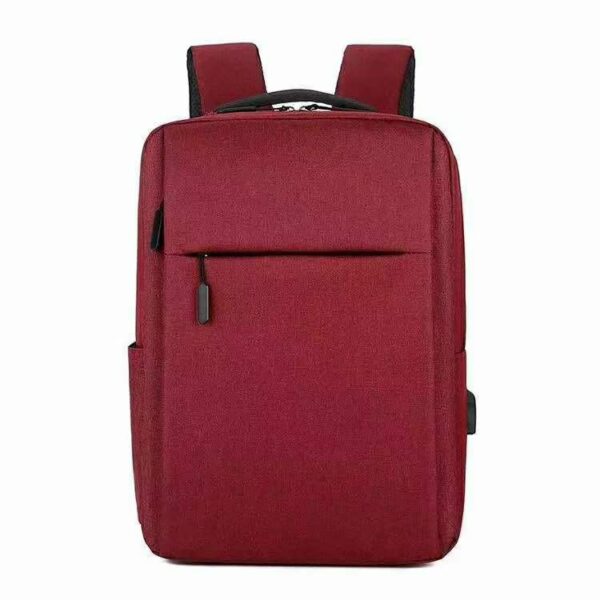 Custom Logo Unisex Backpack Travel Laptop Bag With Usb Port - Image 4