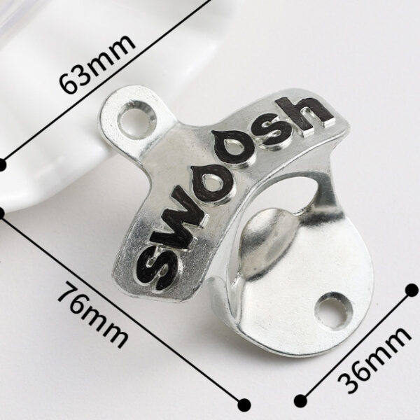 Vintage Wall-Mounted Beer Bottle Opener for Bar - Image 3