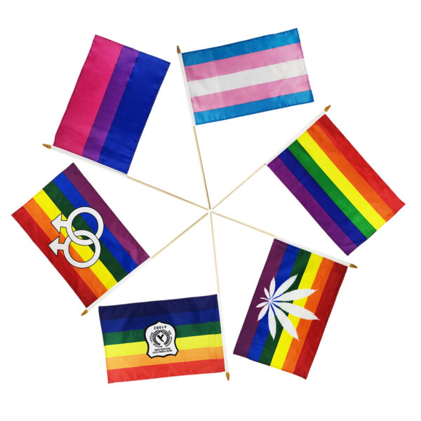 Custom Country Flag with Wooden Stick Professional Flag Manufacturer - Image 4