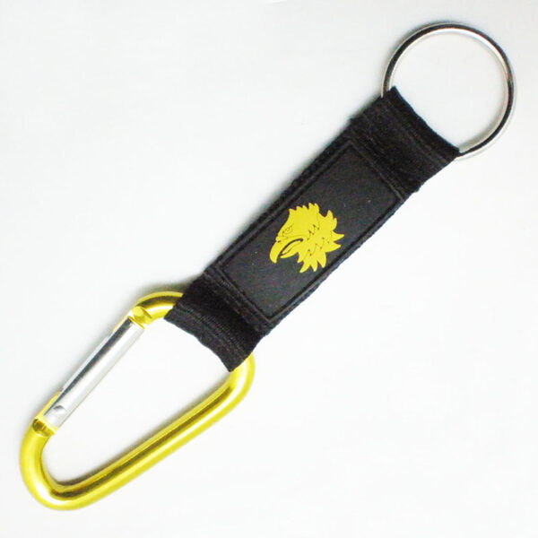 Custom Logo Metal Keychain with PVC Label - Image 3