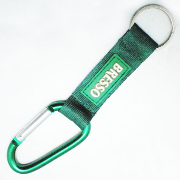 Custom Logo Metal Keychain with PVC Label - Image 4