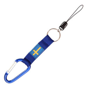 Custom Logo Metal Keychain with PVC Label