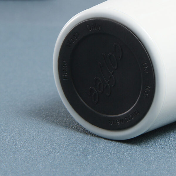 Stainless Steel Insulated Car Mug with Bouncing Lid - Image 7