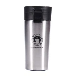 Stainless Steel Insulated Car Mug with Bouncing Lid