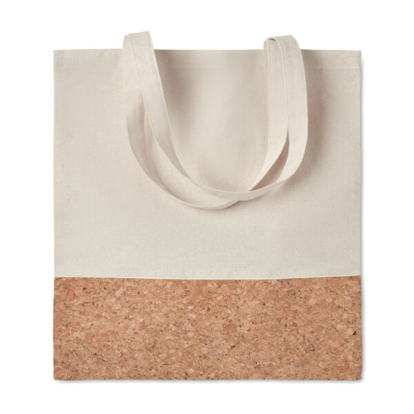 Eco Green Leisure Cotton Shopping Bag Canvas Cork Tote Grocery Bag