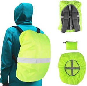 Outdoor Waterproof Rucksack Rain Cover Reflective Backpack Cover