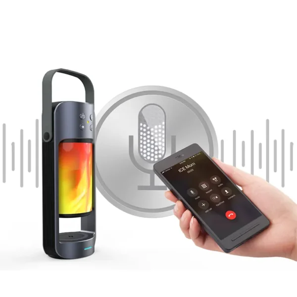 Wireless Speaker Alarm Clock - LED Night Light, HIFI Sound - Image 3