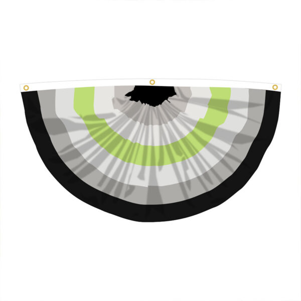 Custom Pleated Fan Flags - Independence Day Decor - Image 3