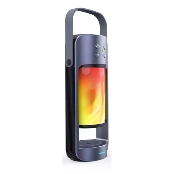 Wireless Speaker Alarm Clock - LED Night Light, HIFI Sound - Image 2