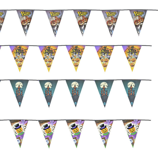 Triangle String Flag Bunting String Flag Event Display Pennant Bunting Banner - Image 3