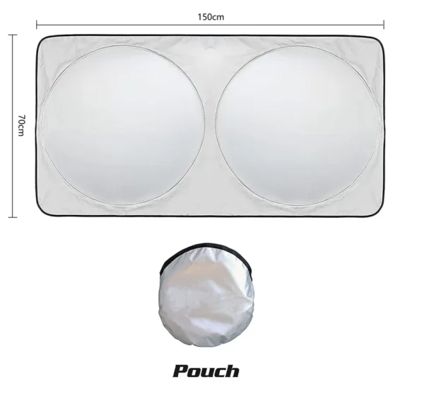Custom Car Sunshade - TVYKE Paper, Personalized Printing - Image 6