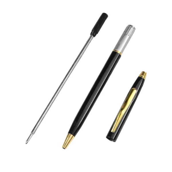 Promote high quality rose gold slim metal ballpoint pen for hotel business meetings - Image 6