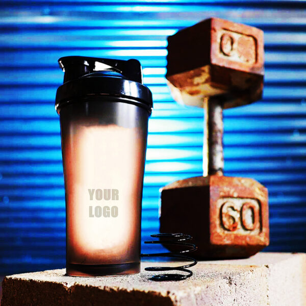 Outdoor Protein Shake Cup Plastic Drinking Water Tumbler - Image 4