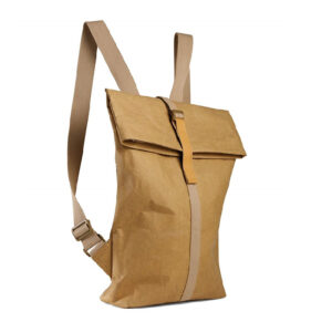 Eco friendly Wash Kraft Paper Travel Backpacks Outdoor Travel Bag
