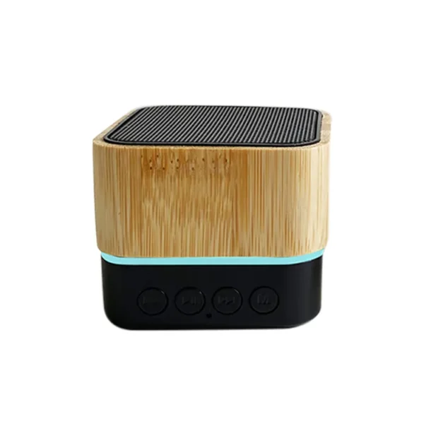 2024 Bamboo Wireless Speaker with Charging - Business Gift - Image 3