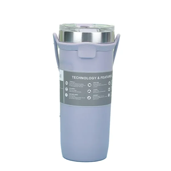 Creative Stainless Steel Double-sealed Travel Mug - Portable Car Coffee Cup Gift - Image 5