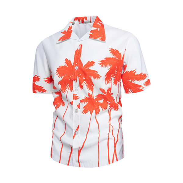 Summer Beach Shirt Men's Summer Breathable Beach Short - Image 7