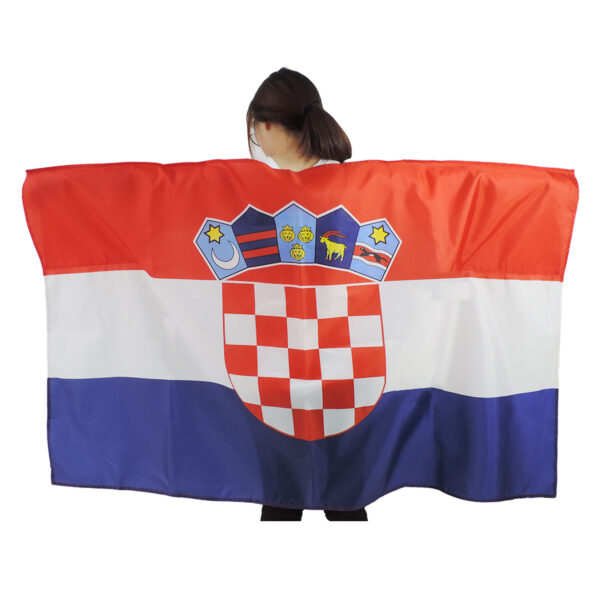 Custom World Cup Flag Body Flag National Shawls Flag - Image 7