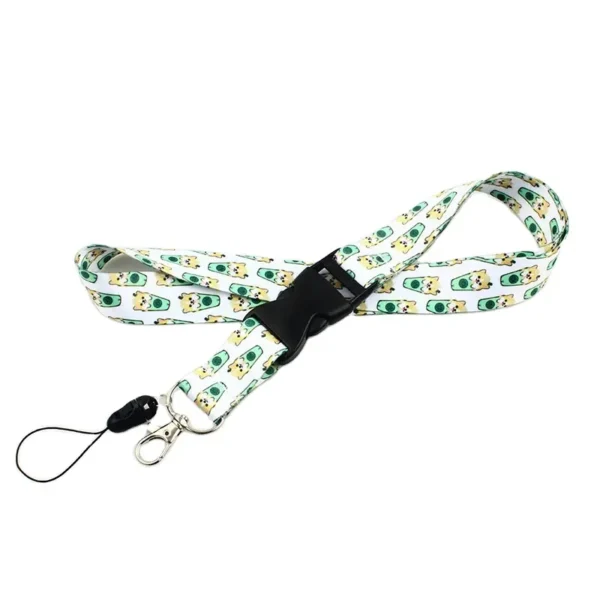 Fast Ship Football Lanyards - Custom Logo, Polyester Ribbon Keychain - Image 4