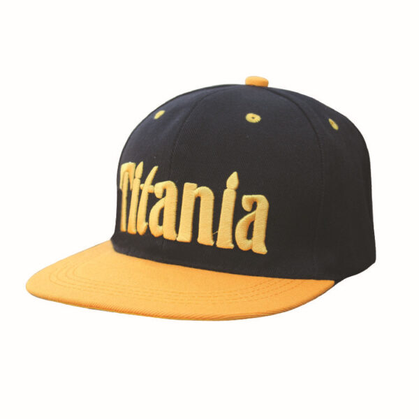 Custom Logo Embroidery Snapback Cap Snapback Flat Hat - Image 2