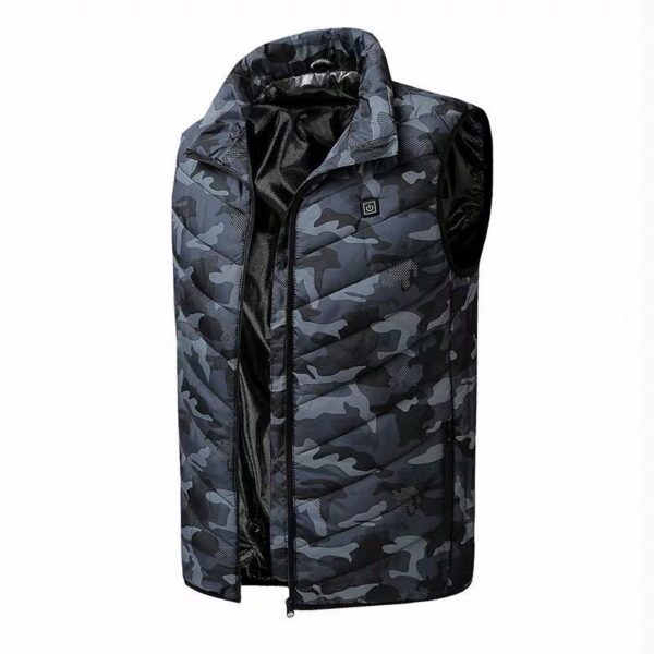Men's Heated Jacket - Outdoor USB Rechargeable Vest - Image 2