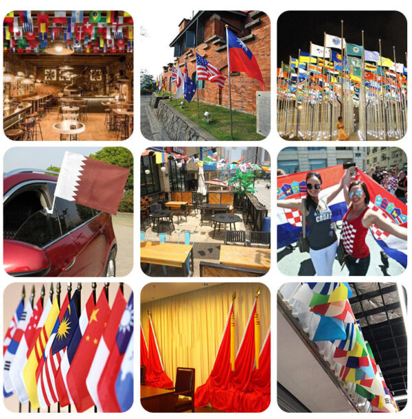 Custom World Cup Flag Body Flag National Shawls Flag - Image 8