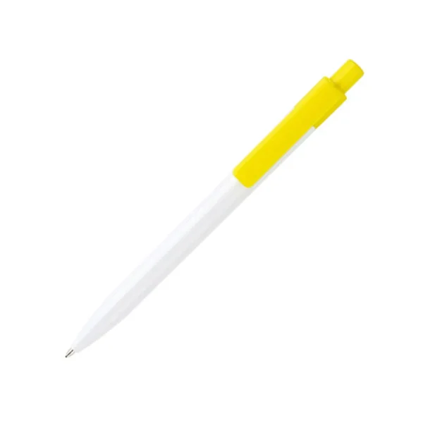 promotional wholesale advertising custom plastic white ball point pen - Image 5