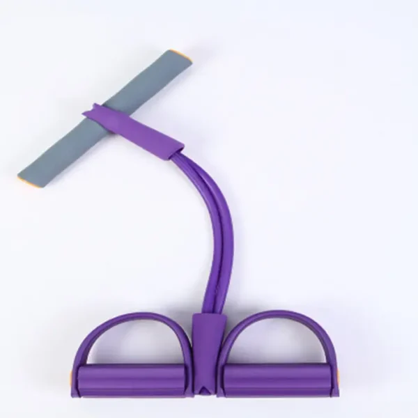 Hot sale Strength training Non-slip Two-strand Weight loss foot pedal pull rope - Image 2