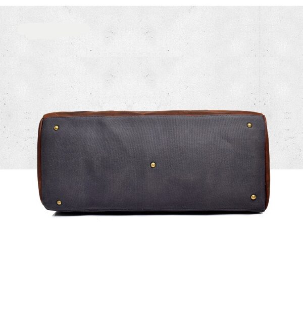 Vintage Sport Bag Canvas Duffle Bag - Image 5