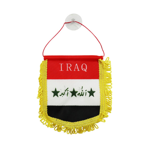 Custom National Flags - Window Car Suction Cup Pennant - Image 3