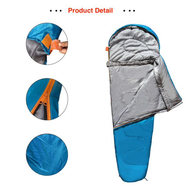 Lightweight Hollow Fiber Sleeping Bag - Camping Gear - Image 4