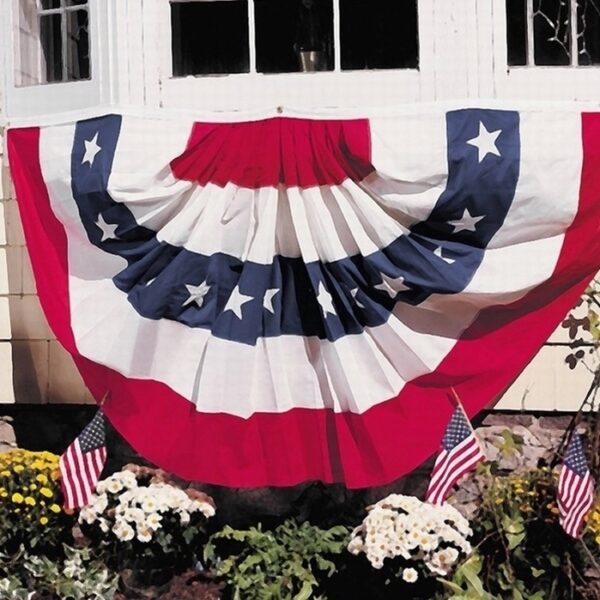 Custom Pleated Fan Flags - Independence Day Decor - Image 6