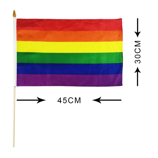 Custom Country Flag with Wooden Stick Professional Flag Manufacturer - Image 3
