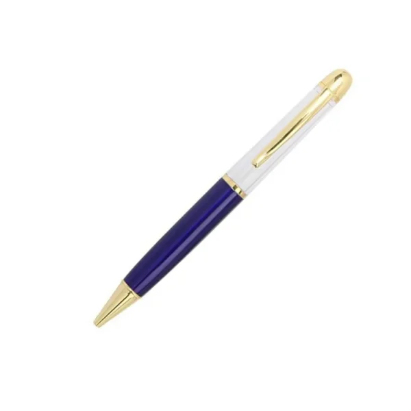 Creative DIY Liquid Floater Pen Glitter Empty Tube Twist Ballpoint Pen metal Pen - Image 7