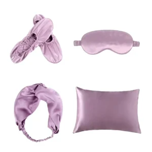 Satin Sleep Set - Pillowcase, Eyemask, Scrunchie, Holiday Gift